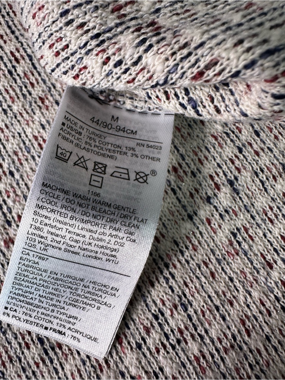 Banana Republic Marled Sleeveless Knit Tank - Black & White - Picture 4 of 7